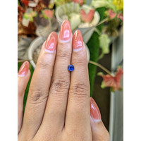 0.75 Ct. Blue Sapphire from Ceylon (Sri Lanka) Life Style