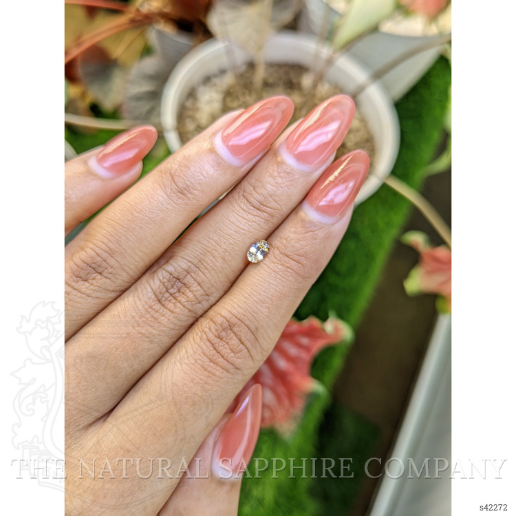 0.45 Ct. Bi Color / Parti Sapphire from Ceylon (Sri Lanka)