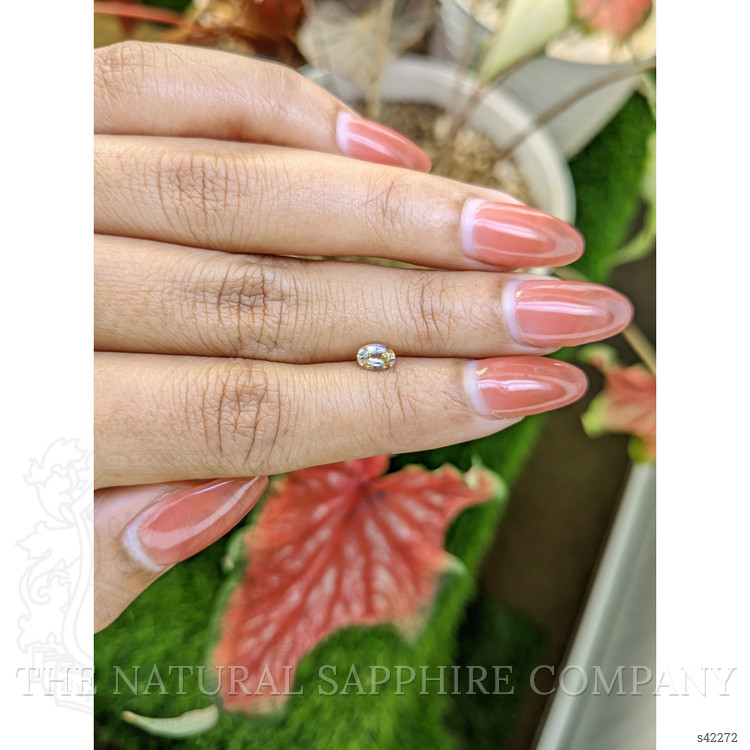 0.45 Ct. Bi Color / Parti Sapphire from Ceylon (Sri Lanka)