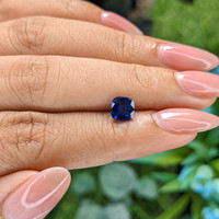 1.21 Ct. Blue Sapphire from Tanzania Life Style