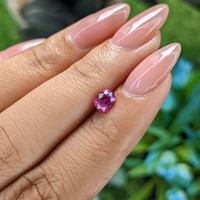 0.70 Ct. Purplish Pink Sapphire from Tanzania Life Style