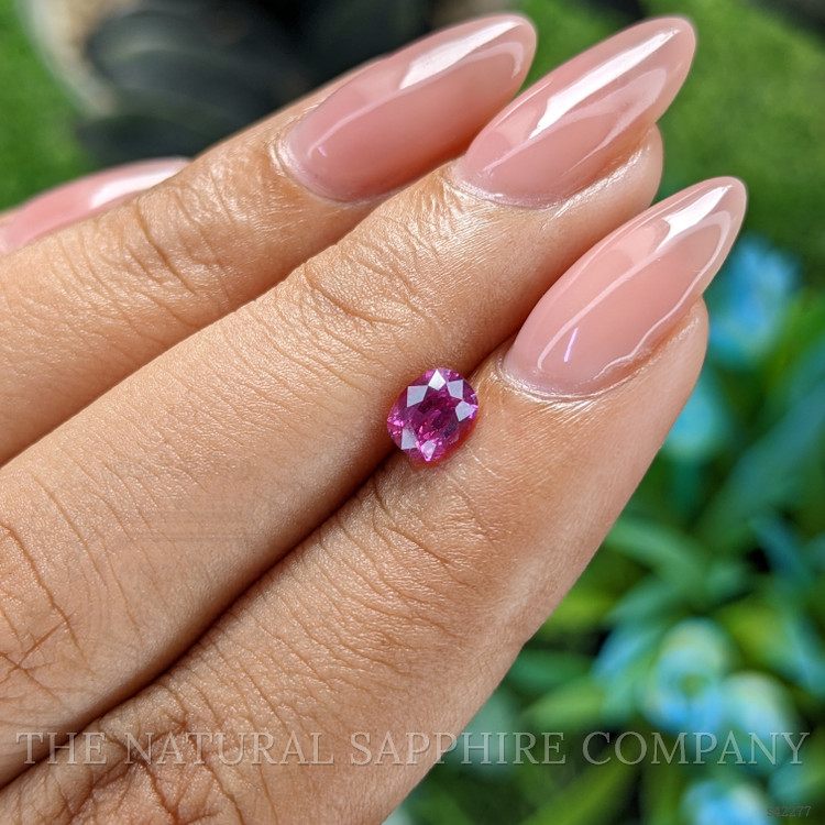 0.70 Ct. Purplish Pink Sapphire from Tanzania
