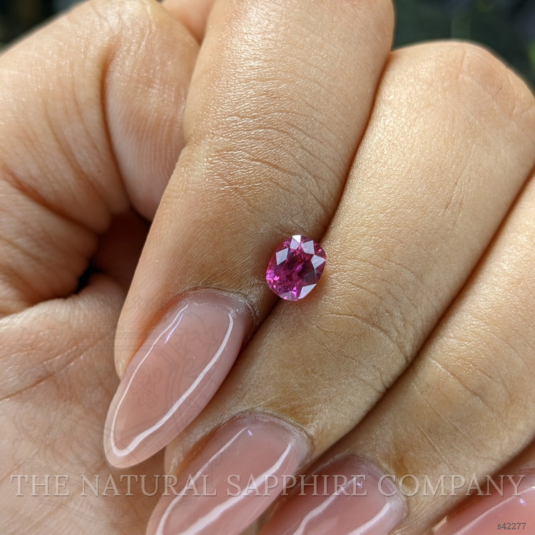 0.70 Ct. Purplish Pink Sapphire from Tanzania
