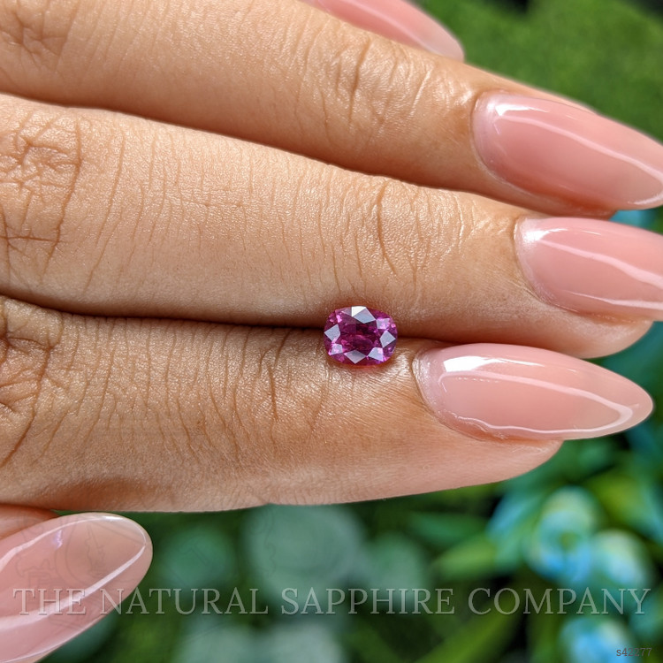 0.70 Ct. Purplish Pink Sapphire from Tanzania