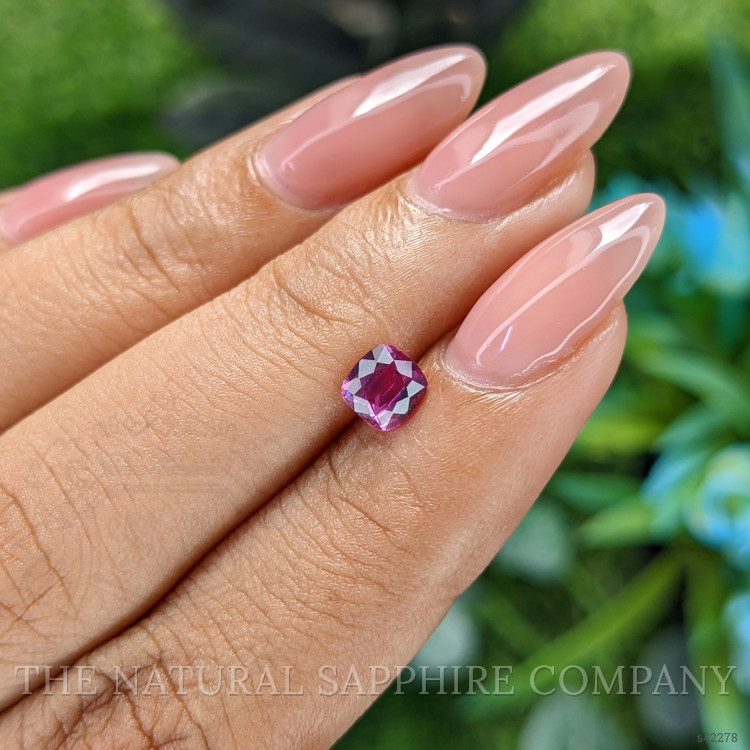 0.70 Ct. Purplish Pink Sapphire from Tanzania