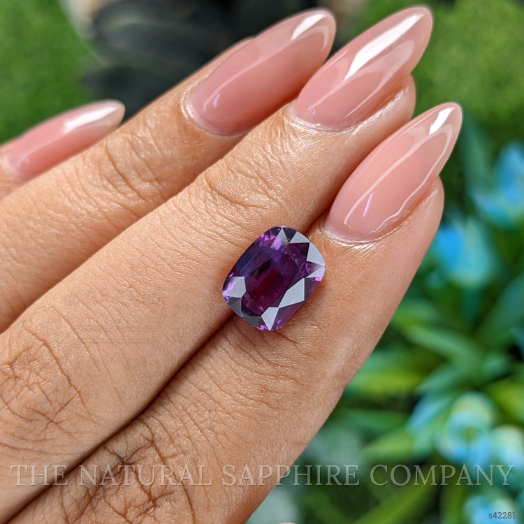 4.06 Ct. Pinkish Purple Sapphire from Tanzania