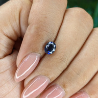 1.05 Ct. Blue Sapphire from Madagascar Life Style