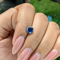 1.00 Ct. Blue Sapphire from Tanzania Life Style