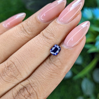 0.75 Ct. Blue Sapphire from Tanzania Life Style