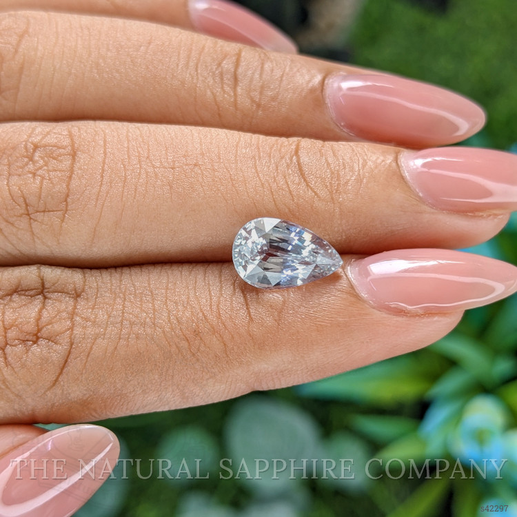 3.12 Ct. White Sapphire from Tanzania
