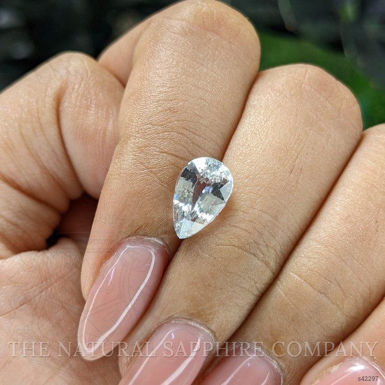 3.12 Ct. White Sapphire from Tanzania