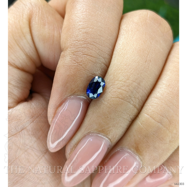 0.78 Ct. Blue Sapphire from Tanzania