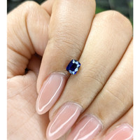 0.66 Ct. Blue Sapphire from Tanzania Life Style