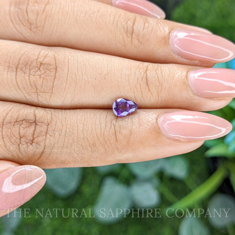 0.67 Ct. Purple Sapphire from Tanzania