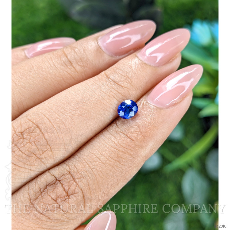 0.84 Ct. Blue Sapphire from Tanzania