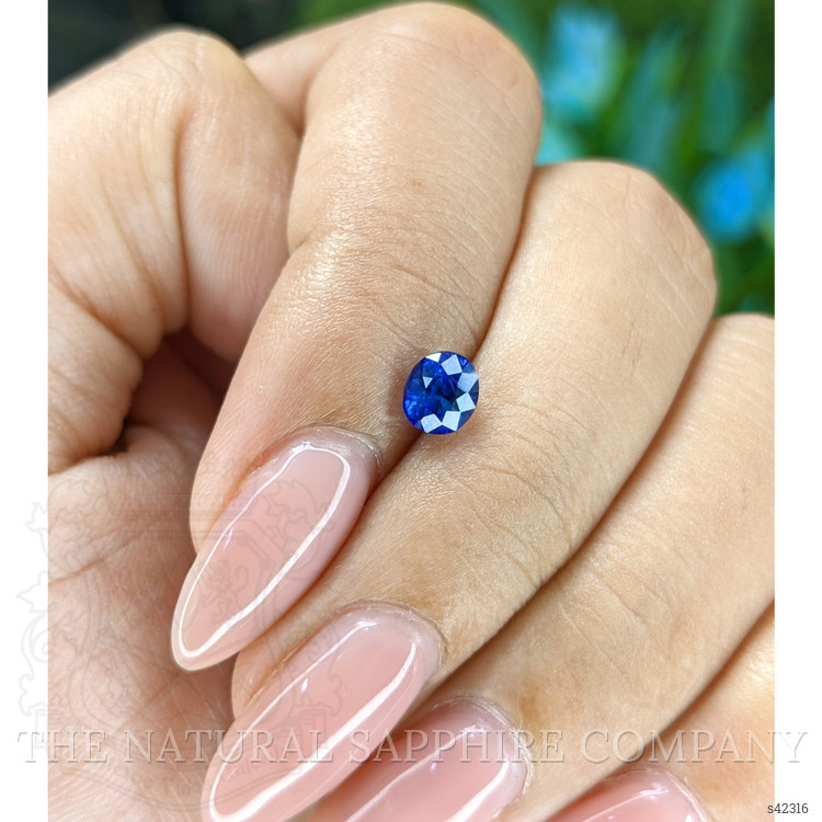 0.84 Ct. Blue Sapphire from Tanzania