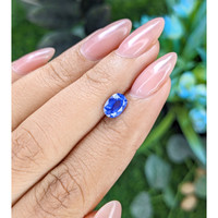 1.19 Ct. Blue Sapphire from Tanzania Life Style