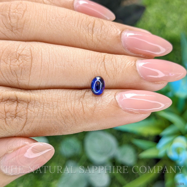 0.69 Ct. Blue Cabochon Sapphire from Tanzania