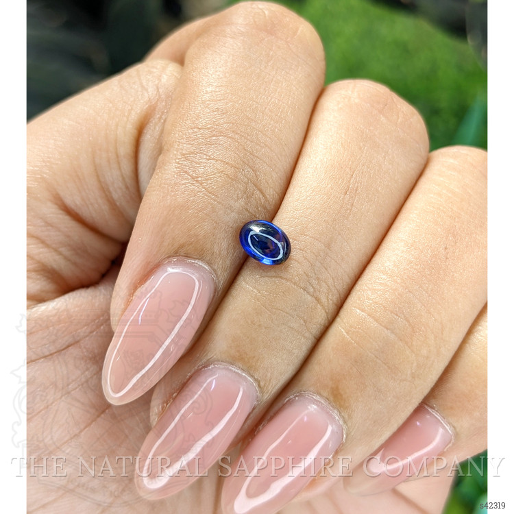 0.69 Ct. Blue Cabochon Sapphire from Tanzania