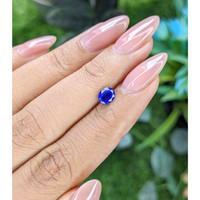 0.61 Ct. Blue Sapphire from Tanzania Life Style