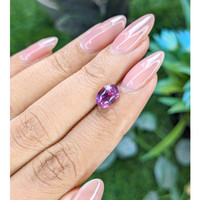 2.35 Ct. Bluish Purple Sapphire from Tanzania Life Style
