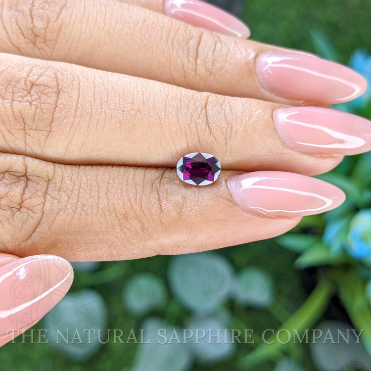 1.03 Ct. Pinkish Purple Sapphire from Tanzania