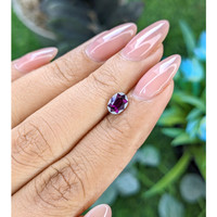 1.03 Ct. Pinkish Purple Sapphire from Tanzania Life Style