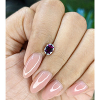 1.03 Ct. Pinkish Purple Sapphire from Tanzania Life Style
