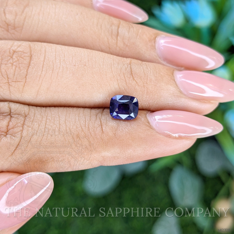 1.56 Ct. Purplish Blue Sapphire from Tanzania