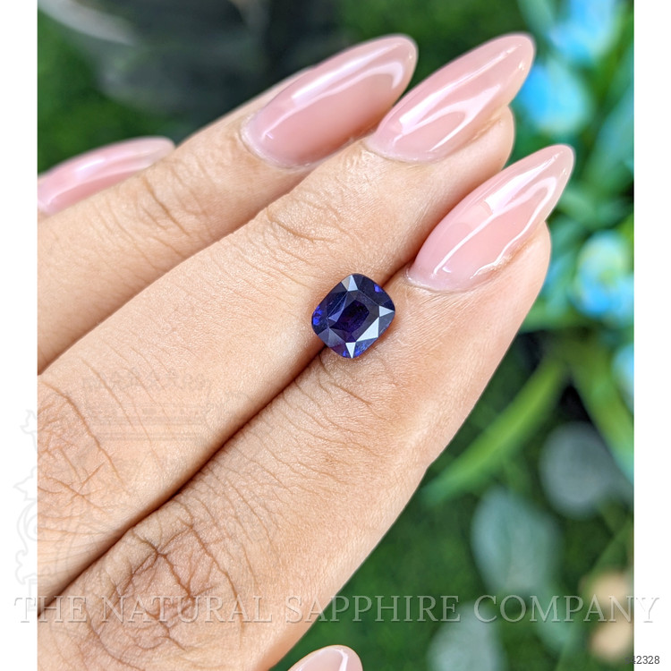 1.56 Ct. Purplish Blue Sapphire from Tanzania
