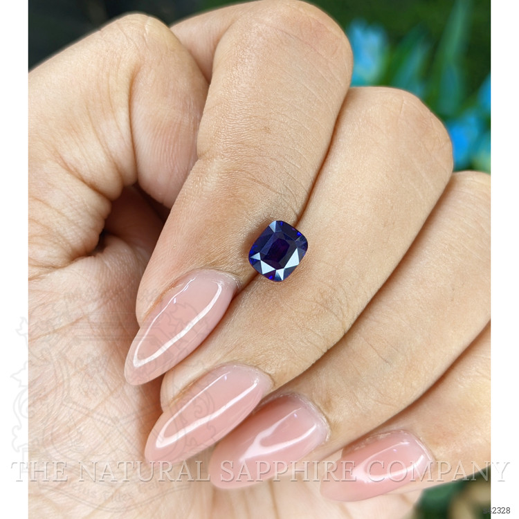 1.56 Ct. Purplish Blue Sapphire from Tanzania