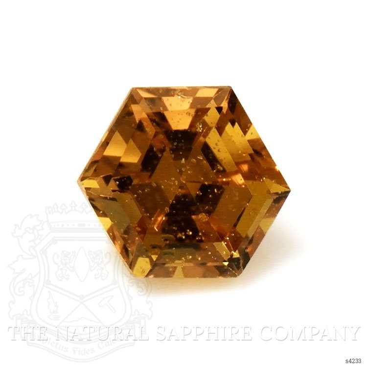 0.34 Ct. Orangish Brown Sapphire from Ceylon (Sri Lanka)