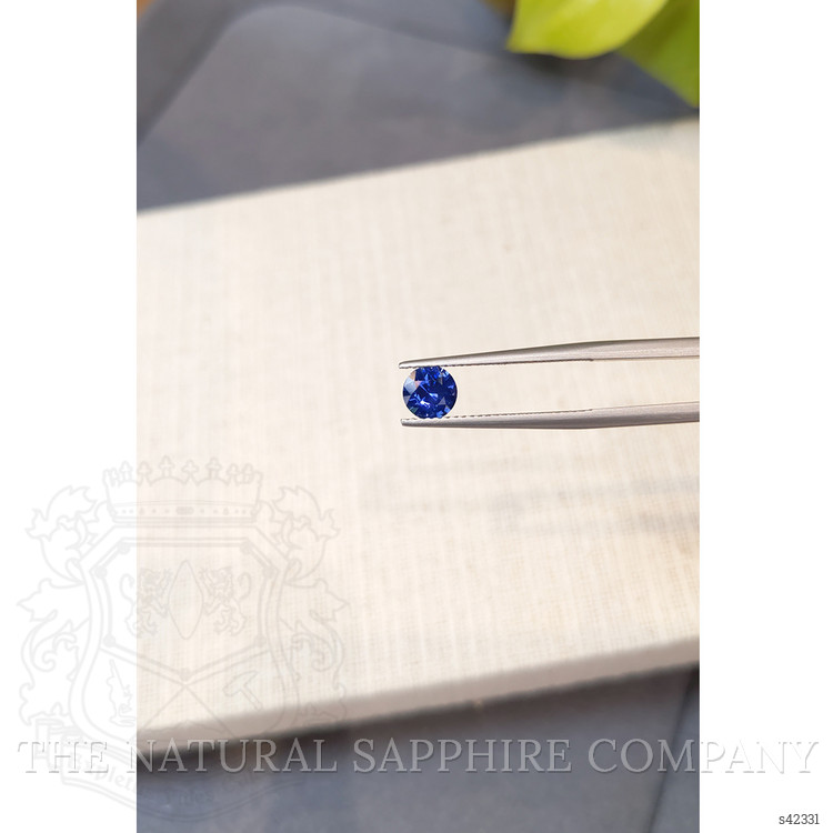 0.73 Ct. Blue Sapphire from Ceylon (Sri Lanka)