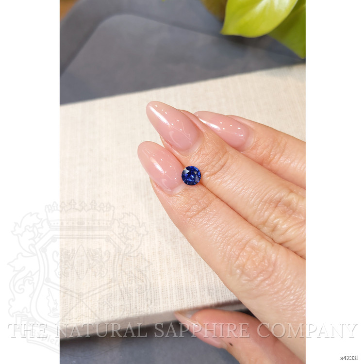 0.73 Ct. Blue Sapphire from Ceylon (Sri Lanka)