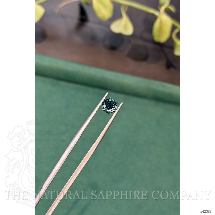 1.46 Ct. Bluish Green Sapphire from Montana