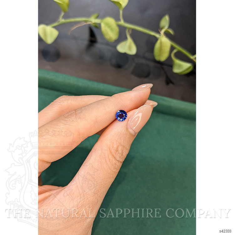 0.90 Ct. Blue Sapphire from Ceylon (Sri Lanka)