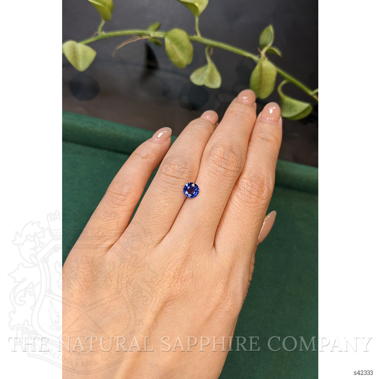 0.90 Ct. Blue Sapphire from Ceylon (Sri Lanka)
