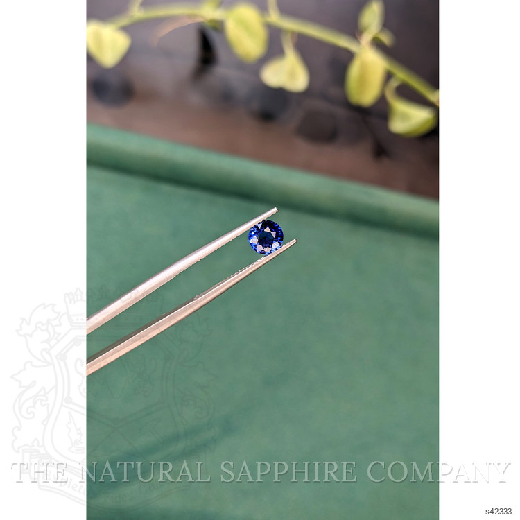 0.90 Ct. Blue Sapphire from Ceylon (Sri Lanka)