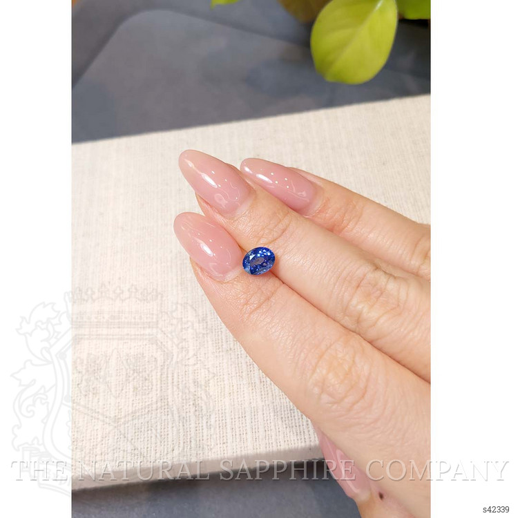 1.62 Ct. Blue Sapphire from Ceylon (Sri Lanka)