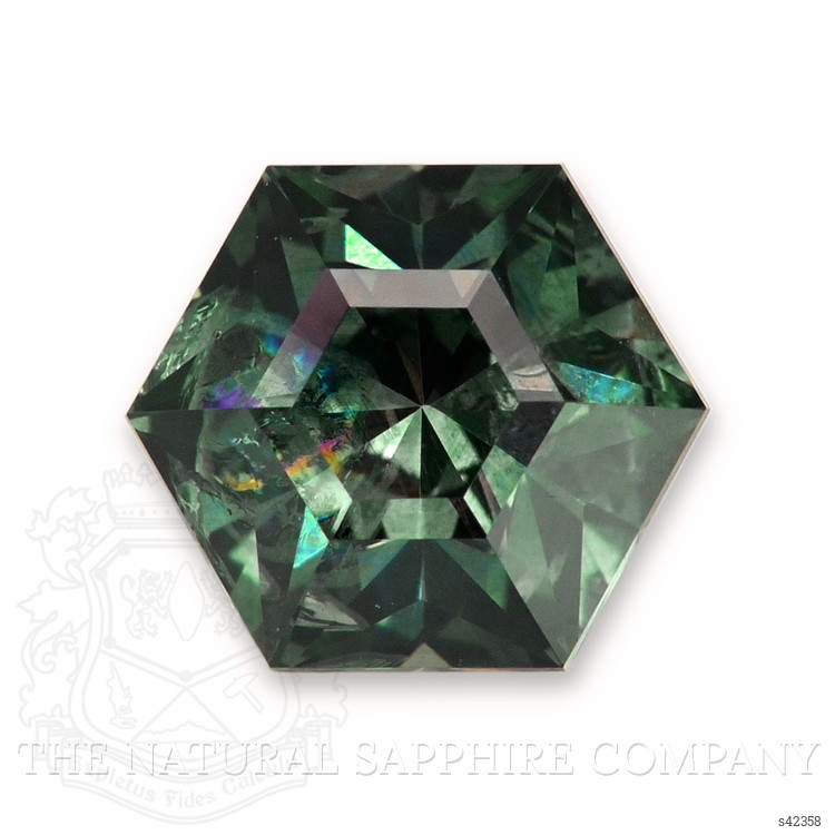 1.42 Ct. Bluish Green Sapphire from Montana