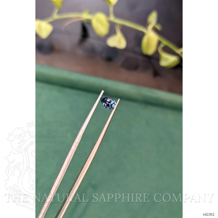 0.78 Ct. Bluish Green Sapphire from Montana