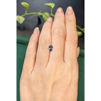 0.78 Ct. Bluish Green Sapphire from Montana Life Style