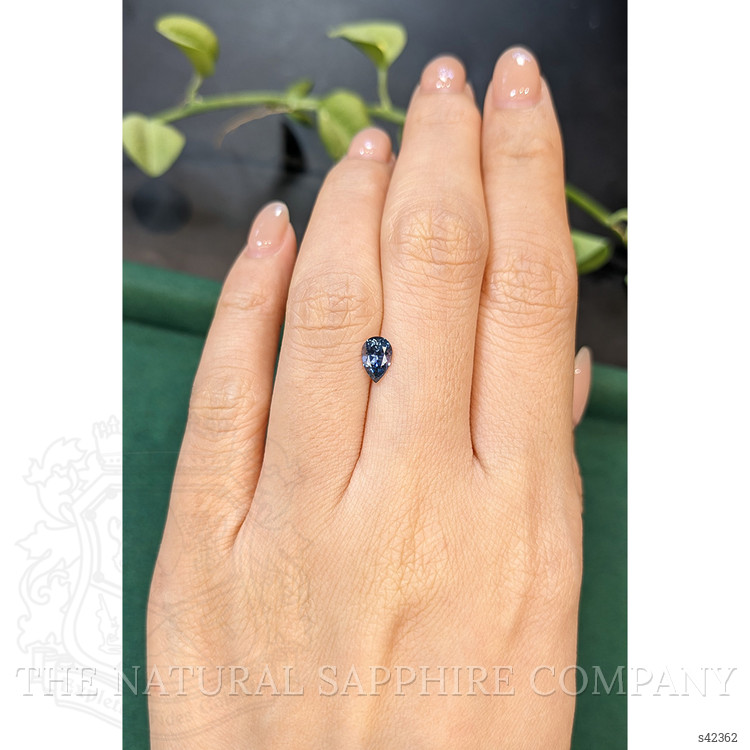 0.78 Ct. Bluish Green Sapphire from Montana