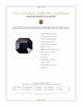 2.74 Ct. Blue Sapphire from Australia Scan Report