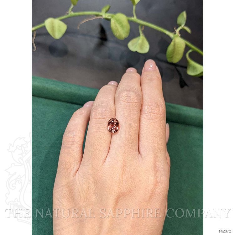 2.61 Ct. Reddish Orange Sapphire from Madagascar