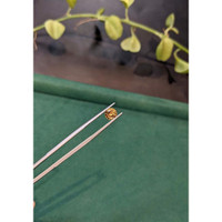 1.16 Ct. Orangish Yellow Sapphire from Madagascar Life Style