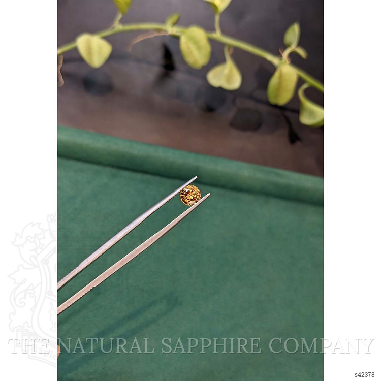 1.16 Ct. Orangish Yellow Sapphire from Madagascar