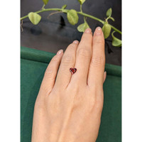 1.05 Ct. Reddish Pink Sapphire from Madagascar Life Style