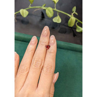 1.05 Ct. Reddish Pink Sapphire from Madagascar Life Style