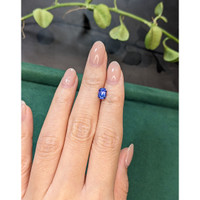 1.15 Ct. Purplish Blue Sapphire from Ceylon (Sri Lanka) Life Style